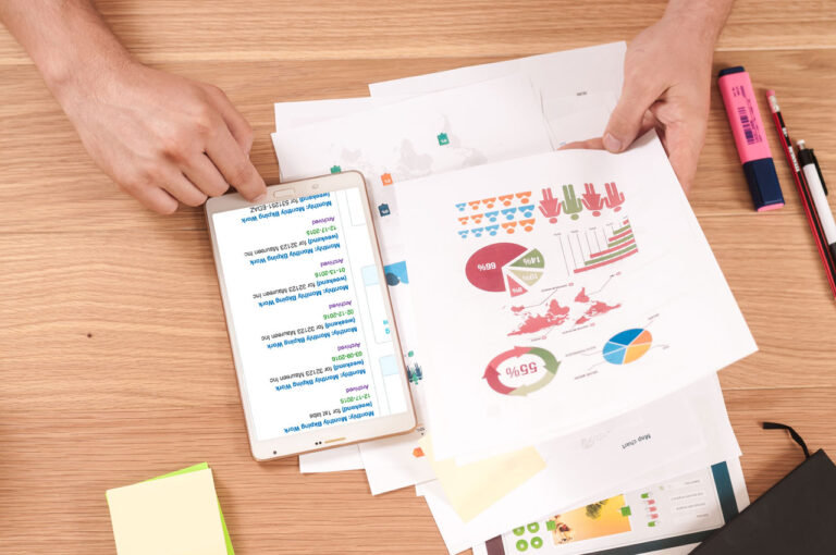 Accountant hands using Jetpack Workflow to avoid scope creep