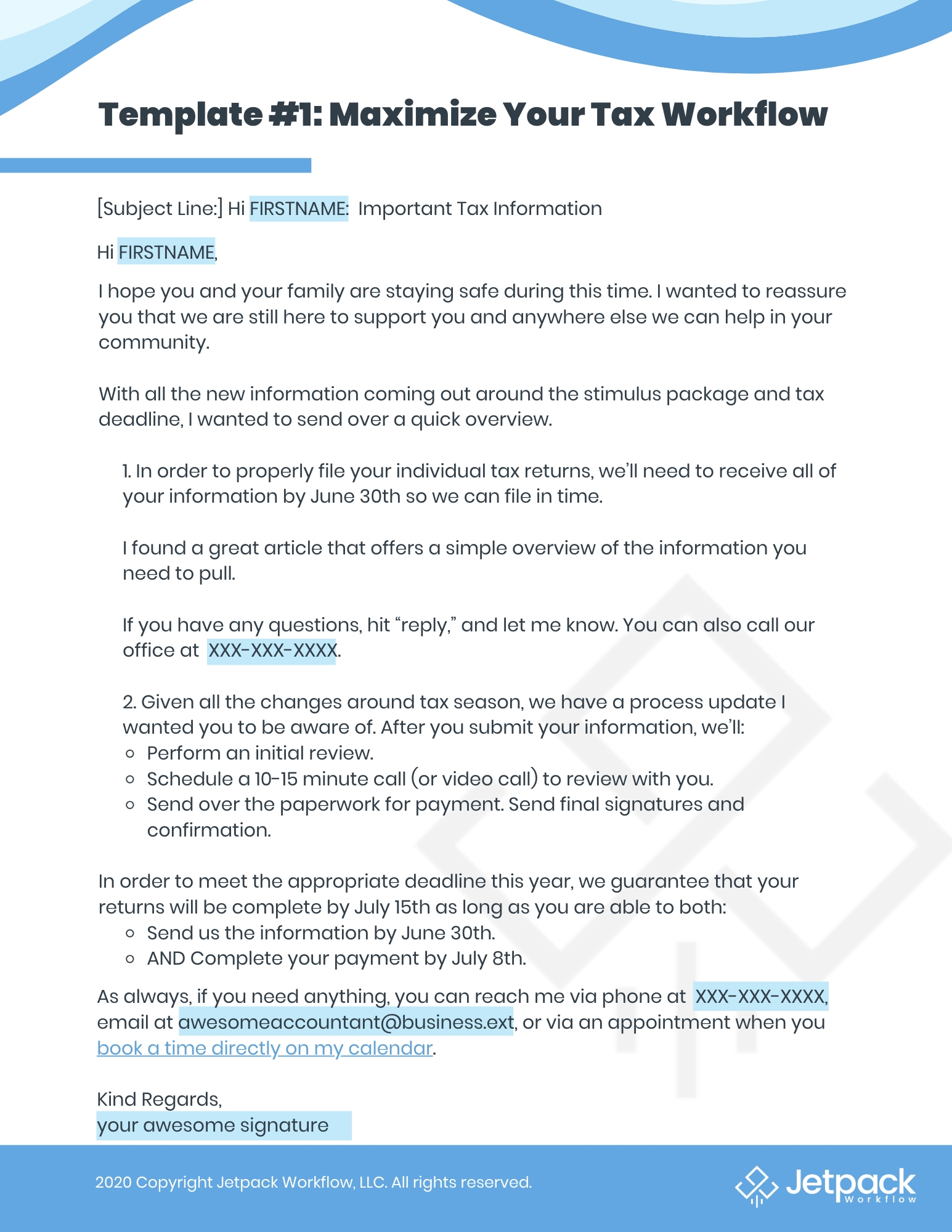 recession proof business email template 1