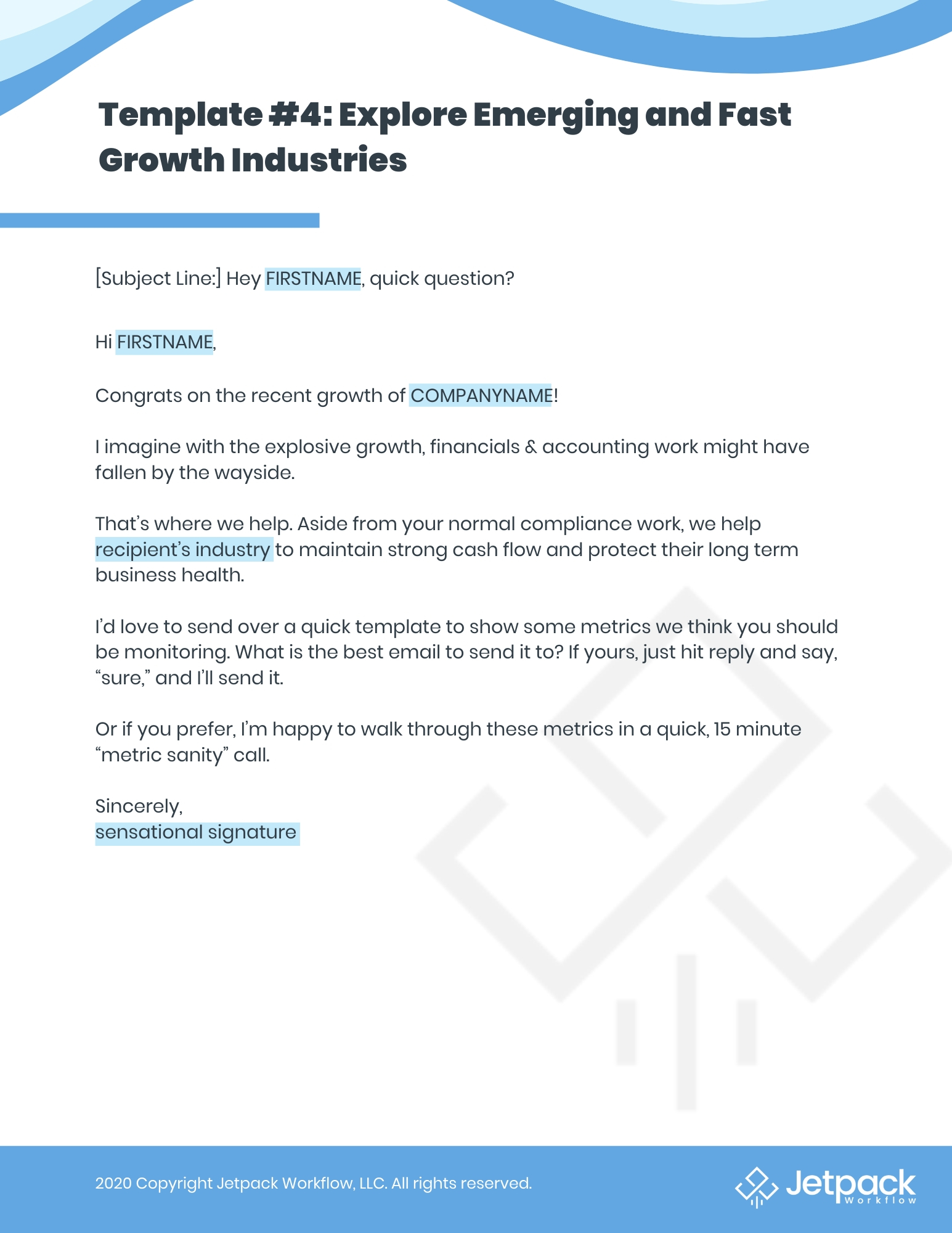 recession proof business email template 4