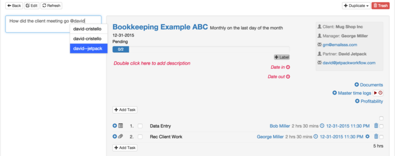 At-mentioning screenshot
