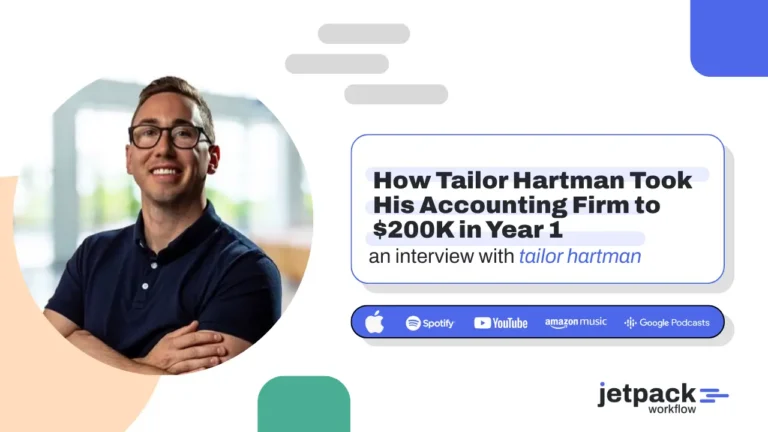 How Tailor Hartman Took His Accounting Firm to $200K in Year 1