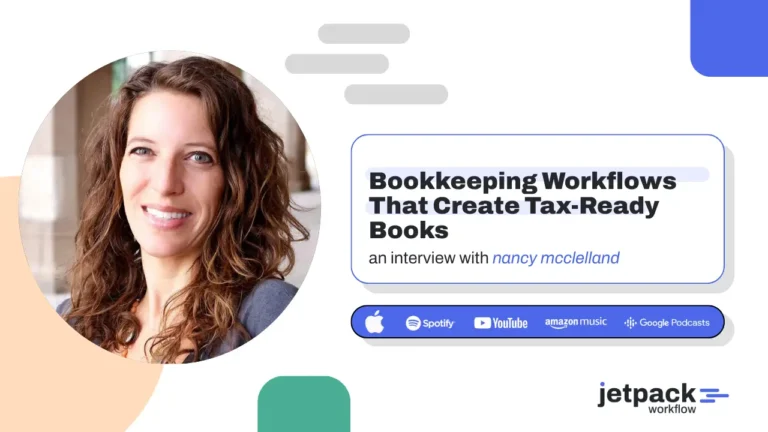 Accounting professionals collaborating on standardized bookkeeping workflows to create tax-ready books and improve tax season efficiency.