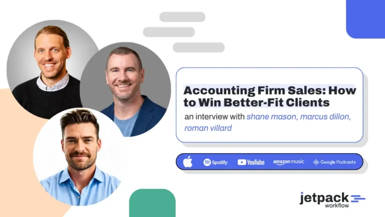 Accounting professionals discussing sales strategies for attracting and qualifying better-fit clients.