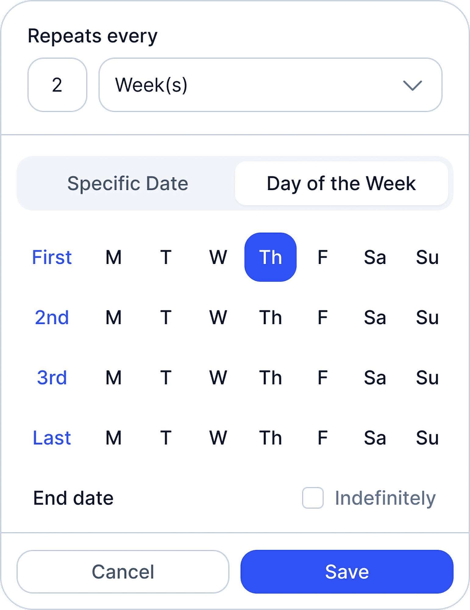Setting an annual or quarterly schedule for tax work